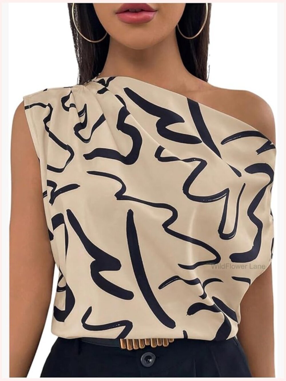 Off Shoulder Short Sleeve Blouse Dressy Business Casual Top